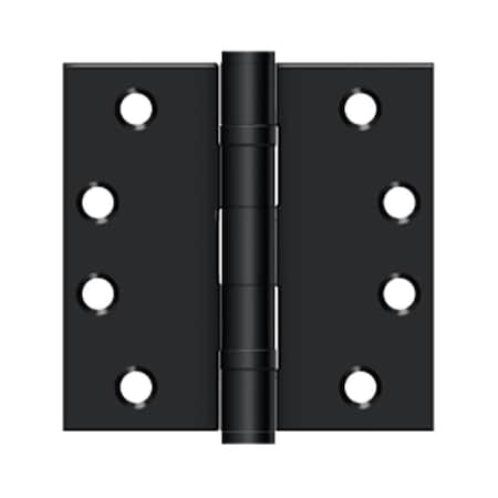 Patioplus Square Hinges Flat - Black - 4 x 4 in. PA3239930